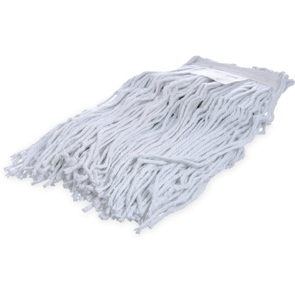 Carlisle 369070B00 #20 (Medium) White Flo-Pac Narrow Head Band Mop