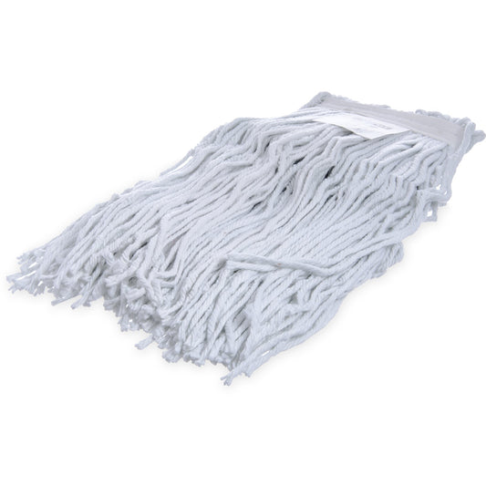 Carlisle 369070B00 #20 (Medium) White Flo-Pac Narrow Head Band Mop