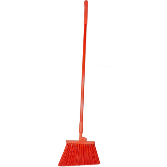 Carlisle 41083EC24 56" Orange Color Coded Duo-Sweep Unflagged Angle Broom