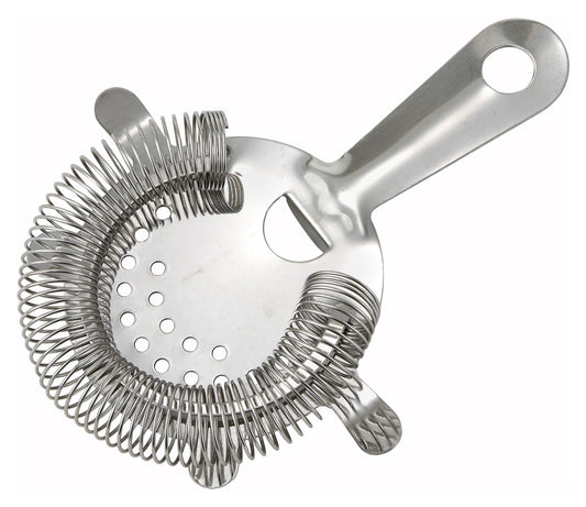 Winco BST-4P Stainless Steel 4 Prongs Bar Strainer