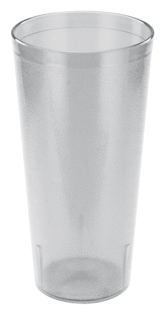 Winco PTP-20C 20 oz. Clear Pebbled Tumblers