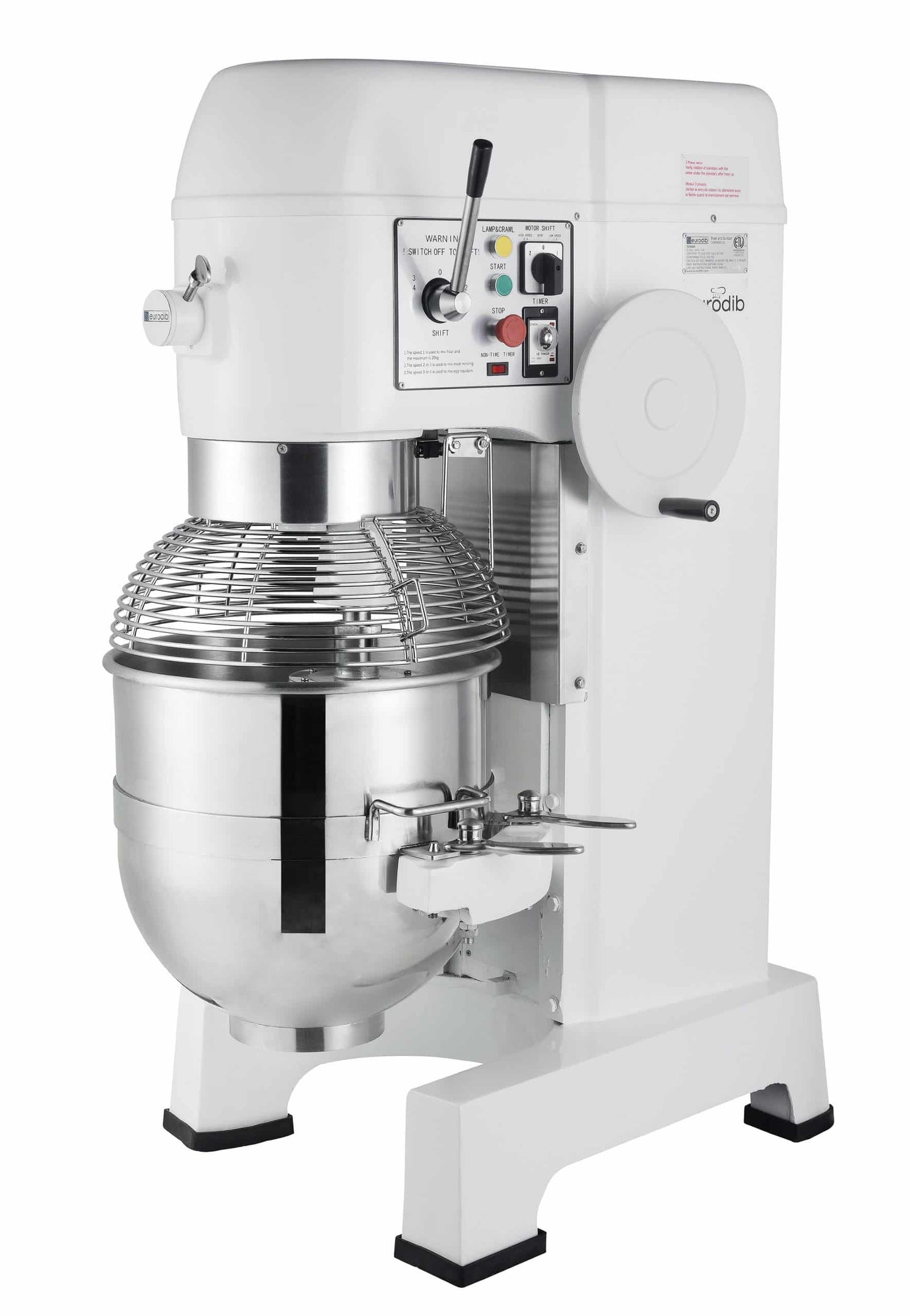 Eurodib M60A 220 ETL 60 Qt. Planetary Mixer