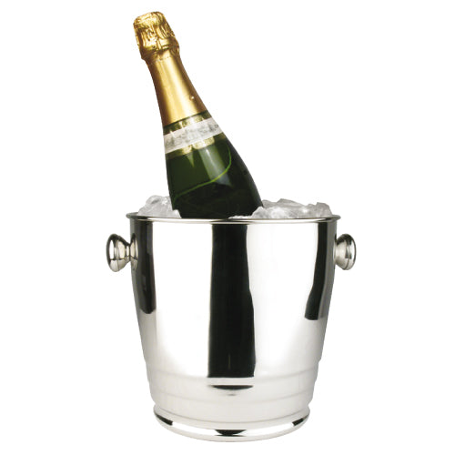 Winco WB-4HV 4 Qt. Premium Wine Bucket, Mirror Finish