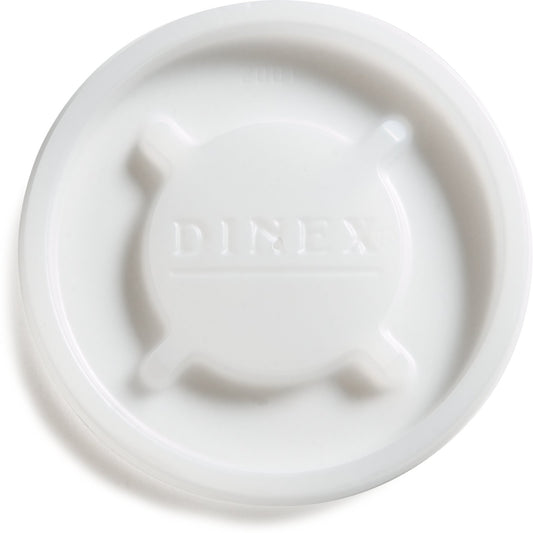 Dinex DX20019000 Translucent Disposable Lid Fits for Specific 6 oz Cambro Tumblers (1500/cs)