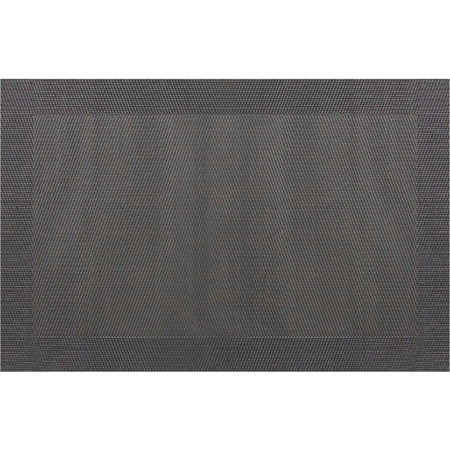 Carlisle PMTAOC512 12" x 18" Charcoal Vinyl Cityscape Placemat