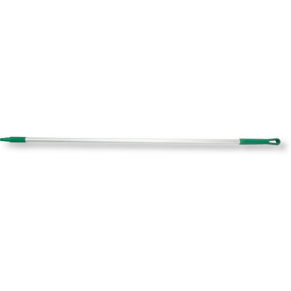 Carlisle 40226EC09 60" Green Natural Aluminum Handle with Color-Coded Tip and Hang Up Cap