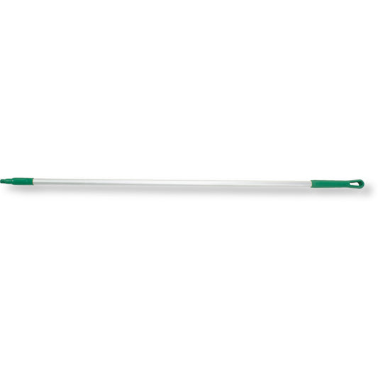 Carlisle 40226EC09 60" Green Natural Aluminum Handle with Color-Coded Tip and Hang Up Cap