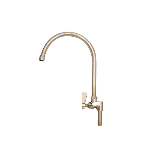 BK Resources EVO-AF8G Stainless Steel Evolution Add A Faucet 8" Gooseneck Spout