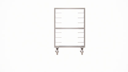 Dinex DXPDHOR12UP 12 Trays Aluminum Universal Tray Cart