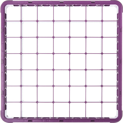 Carlisle RE49C89 Lavender 49-Compartment Polypropylene OptiClean Divided Glass Rack Extender 1.78"
