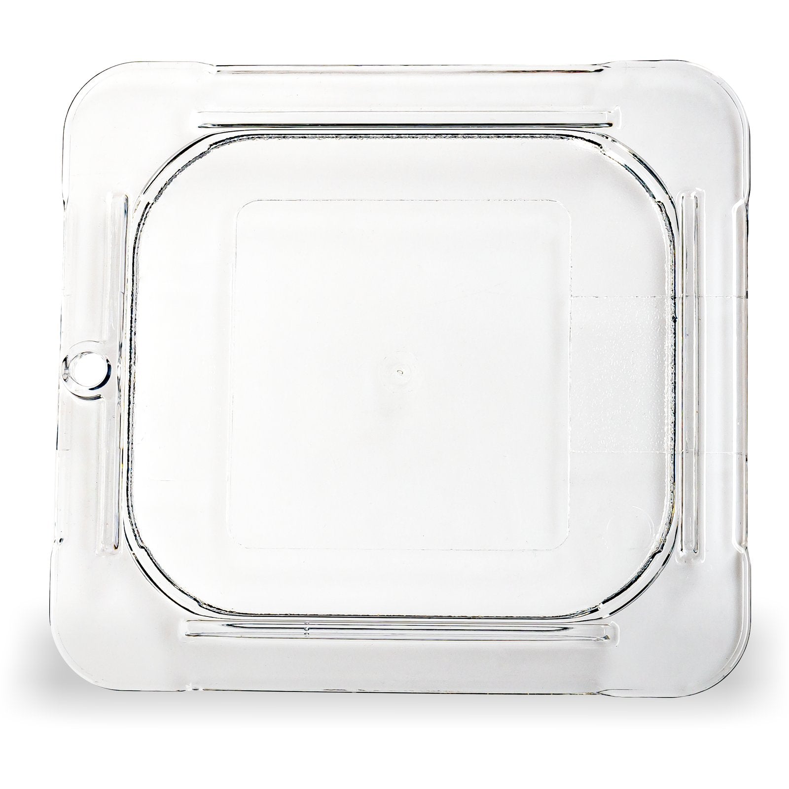 Carlisle 10316U07 1/6 Size Clear Polycarbonate StorPlus Flat Universal Lid