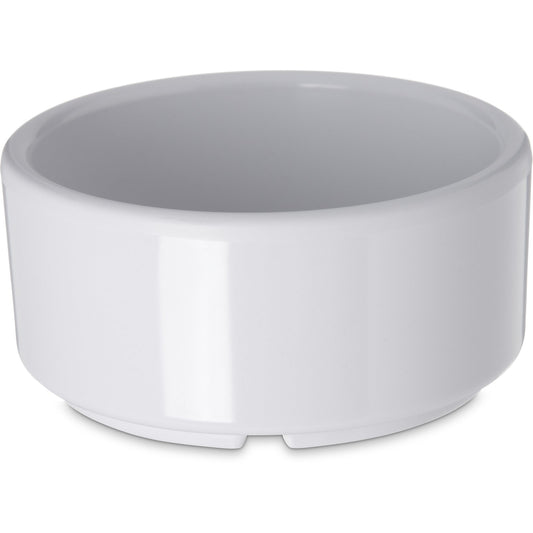 Carlisle 41402 4 oz White Straight-Sided Melamine Ramekin