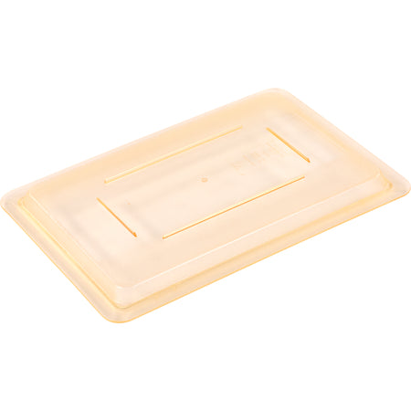 Carlisle 10617C22 18" x 12" Yellow Polycarbonate StorPlus Color-Coded Food Storage Container Lid