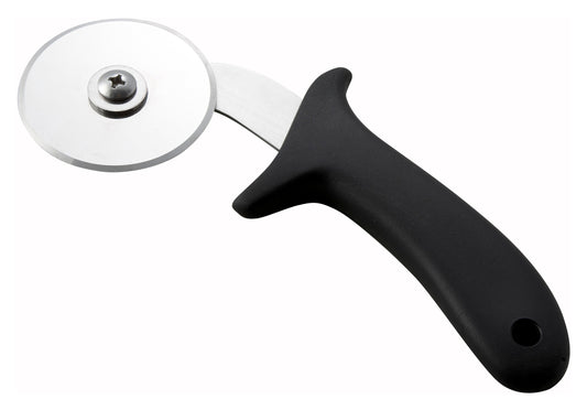 Winco PPC-2 Black Polypropylene Handle Pizza Cutter, 2-1/2" Blade