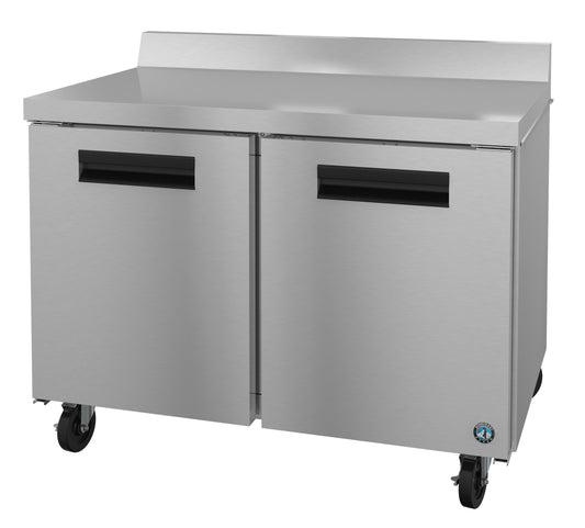 Hoshizaki WF48A Two Section Stainless Doors Worktop Freezer