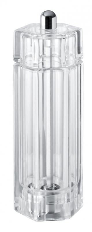 Omcan 43683 15-cm Diamond Pepper Mill Acrylic Resin