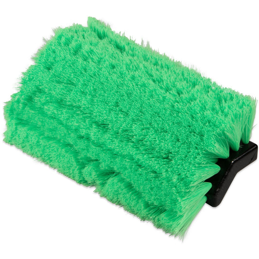 Carlisle 36129775 10" Green Flo-Thru Dual Surface Wash Brush with Nylex Bristles
