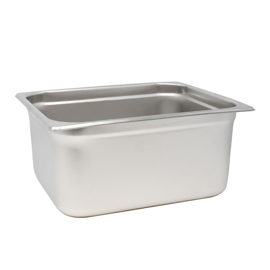 Omcan 80264 Half-size Stainless Steel Anti-Jam Steam Table Pan - 6" Deep