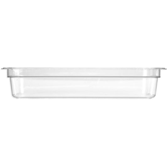 Carlisle 10201B07 Full-Size Clear Polycarbonate StorPlus Food Pan, 4" Deep