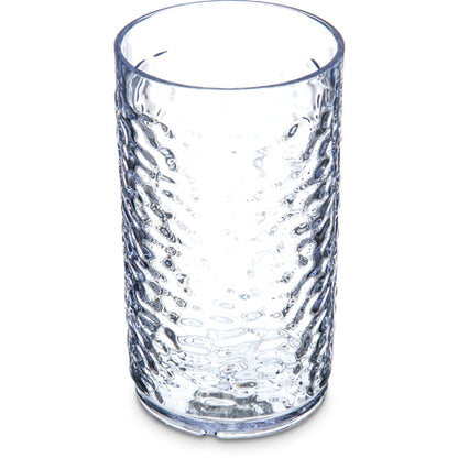 Carlisle 550807 8 oz Clear SAN Pebble Optic Tumbler