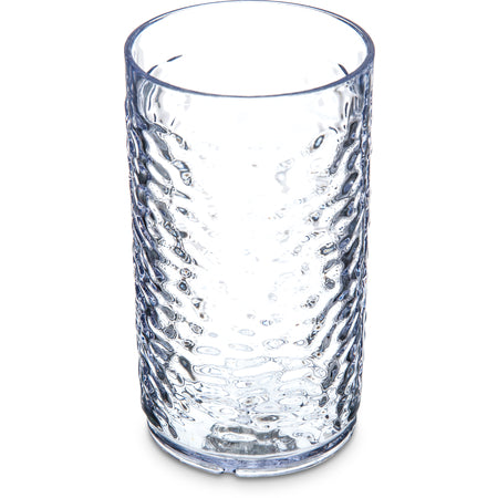 Carlisle 550807 8 oz Clear SAN Pebble Optic Tumbler