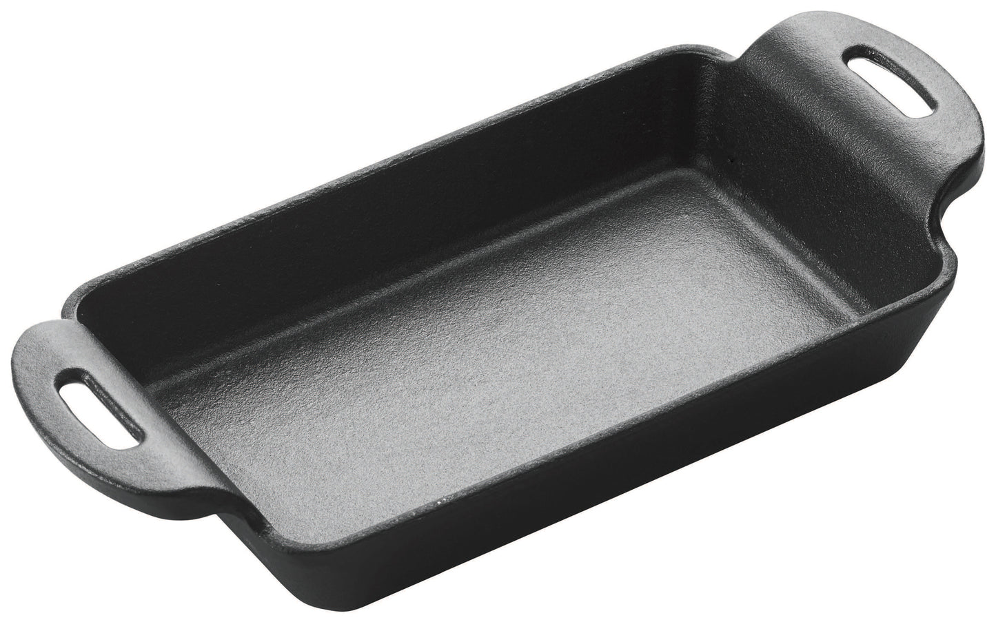 Winco CASM-5RT 10 oz. Matte Black Enamel Mini Cast Iron Induction Server
