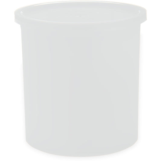 Carlisle 030102 1.2 Qt White Classic Crock with Lid