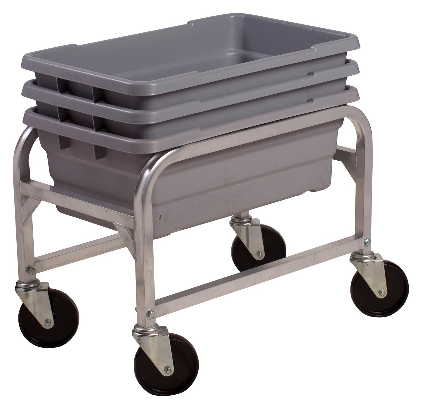 Winco ALBC-1 Aluminum Lug Box Cart