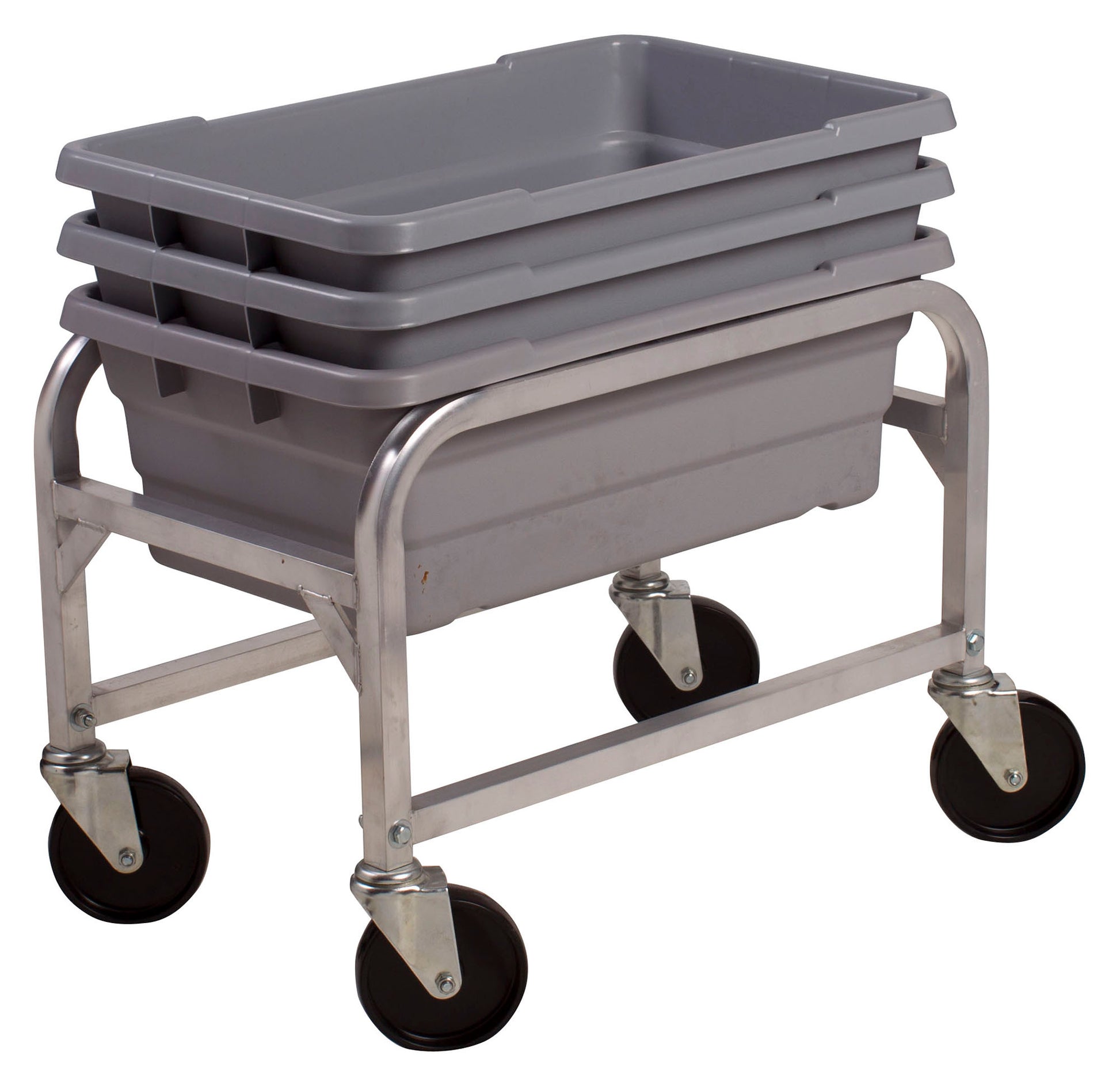 Winco ALBC-1 Aluminum Lug Box Cart