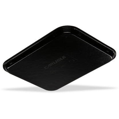 Carlisle 1410FG004 13.75" x 10.6" Black Solid Rectangular Glasteel Tray