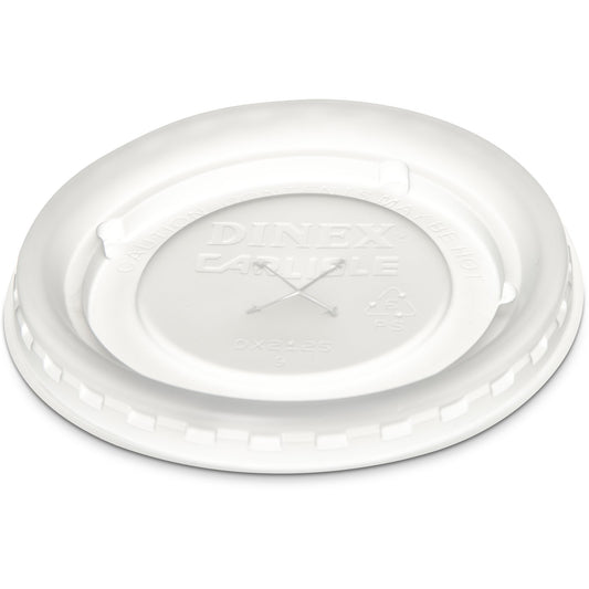 Dinex DX2125ST9000 Translucent Disposable Lid Fits for Specific 5 - 12 oz Aladdin Temp-Rite Mugs, Bowls and Tumblers (2000/cs)