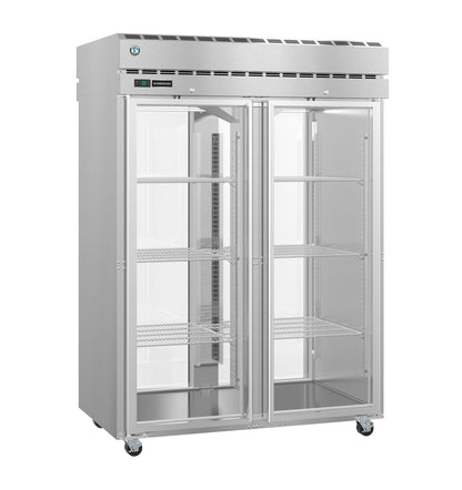 Hoshizaki PT2A-FG-FG Two Section Full Glass Door with Lock Upright Pass Thru Refrigerator