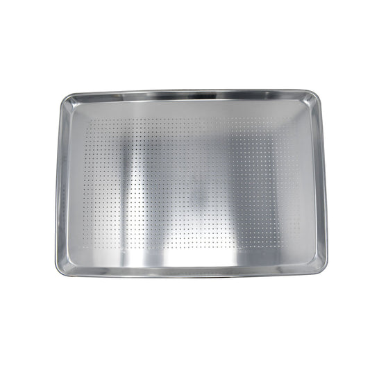 Omcan 39531 18" x 26" 20-Gauge Aluminum Perforated Tray