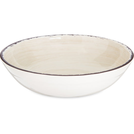 Carlisle 5401953 32 oz Sweet Cream Mingle Melamine Cereal Bowl