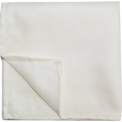 Snap Drape 54432020NH770 20" x 20" Cream Spun Polyester Microfiber Milan Birdseye Napkin