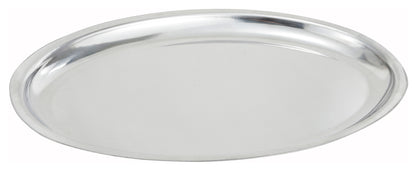 Winco SIZ-11 11" Stainless Steel Sizzle Platter