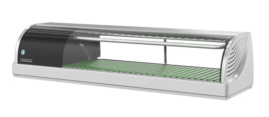 Hoshizaki HNC-120BA-L-SLH Half Glass Door Left Side Condenser Display Case Refrigerator