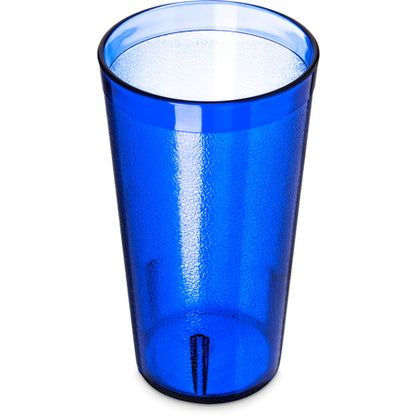 Carlisle 521647 16 oz Royal Blue SAN Stackable Plastic Tumbler