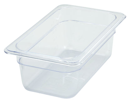 Winco SP7404 1/4 Size Polycarbonate Food Pan