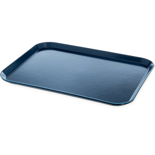 Dinex DX1089M50 15" x 20" Dark Blue Flat Glasteel Tray