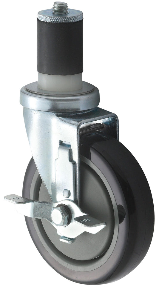 Winco CT-1B Caster w/Brake for 1-5/8" & 1-1/2" Standard Tubing (2pcs)