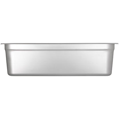Carlisle 60700HL6 1/2 Size Stainless Steel DuraPan Light Gauge Steam Table Long Hotel Pan, 6" Deep