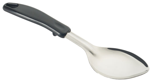 Winco BHOP-11 11" Stainless Steel Solid Basting Spoon
