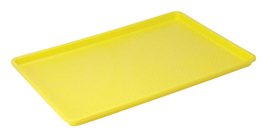 Winco FFT-1826YL 18" x 26" Yellow Plastic Sheet Tray