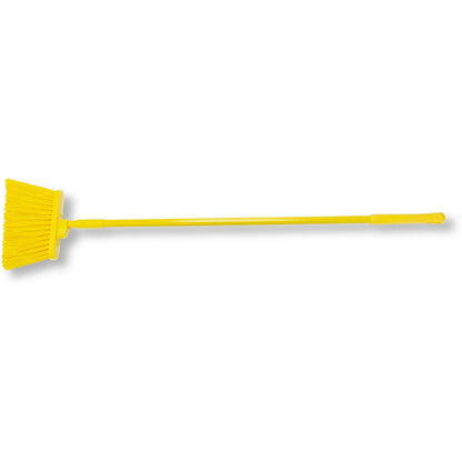 Carlisle 41083EC04 56" Yellow Color Coded Duo-Sweep Unflagged Angle Broom