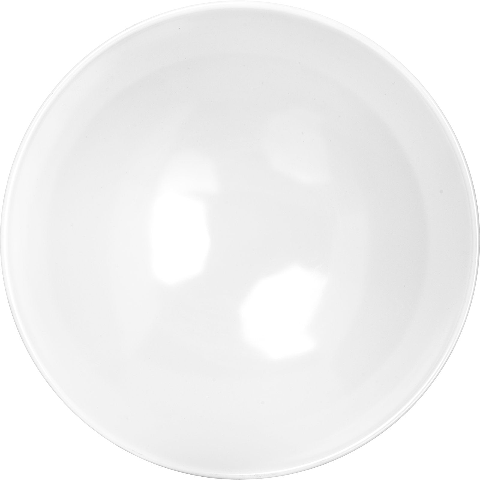 Carlisle ARR24002 46 oz White Melamine Shallow Open Vegetable Bowl