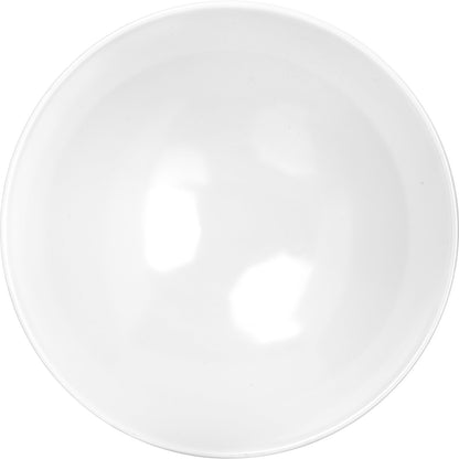 Carlisle ARR24002 46 oz White Melamine Shallow Open Vegetable Bowl