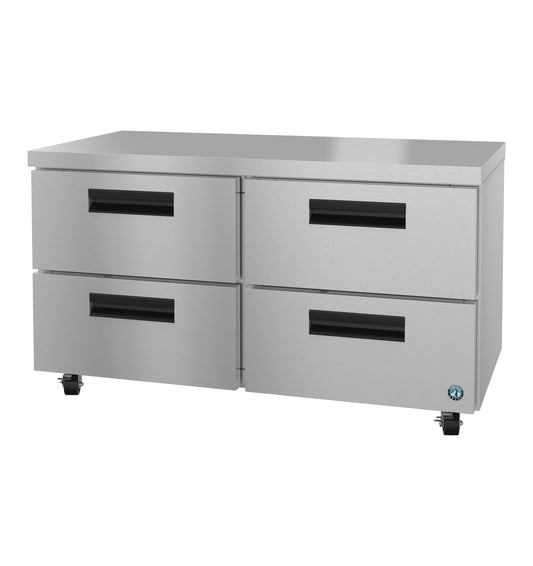 Hoshizaki UR60B-D4 Two Section Stainless Drawers Undercounter Refrigerator