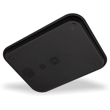 Carlisle CT101403 10" x 14" Black Cafe Fast Food Cafeteria Tray