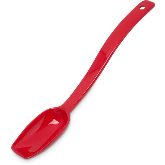 Carlisle 446005 0.5 oz 9" Red Polycarbonate Solid Spoon